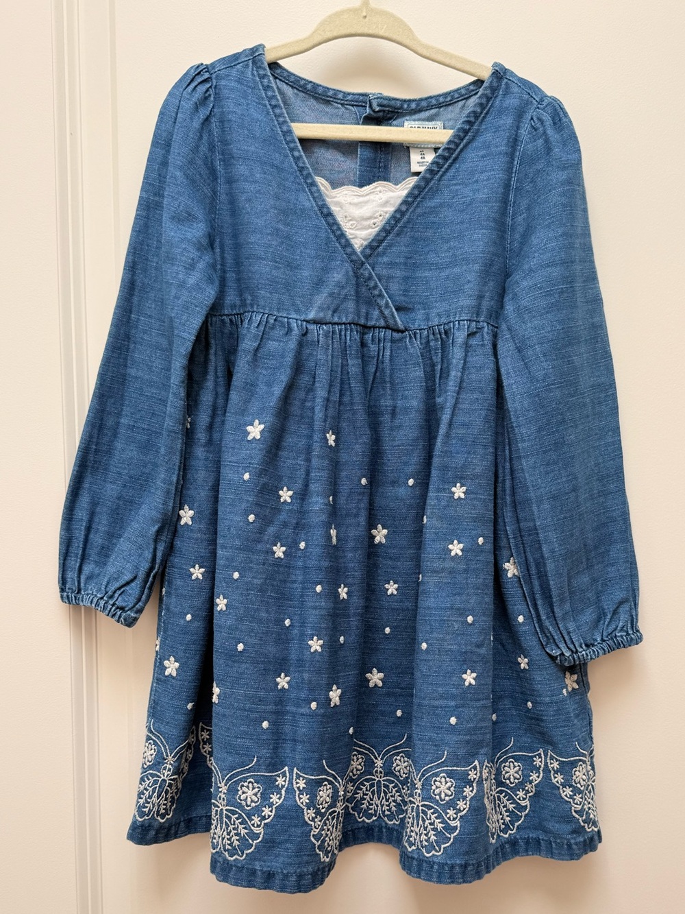 Old Navy Embroidered Butterfly Dress